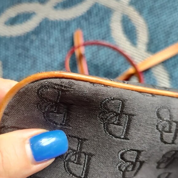 Dooney & Bourke Crossbody Shoulder Bag Leather & Fabric READ - Picture 16 of 16